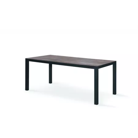 Table 180x90  Porto  Aluminium Gris Antracite