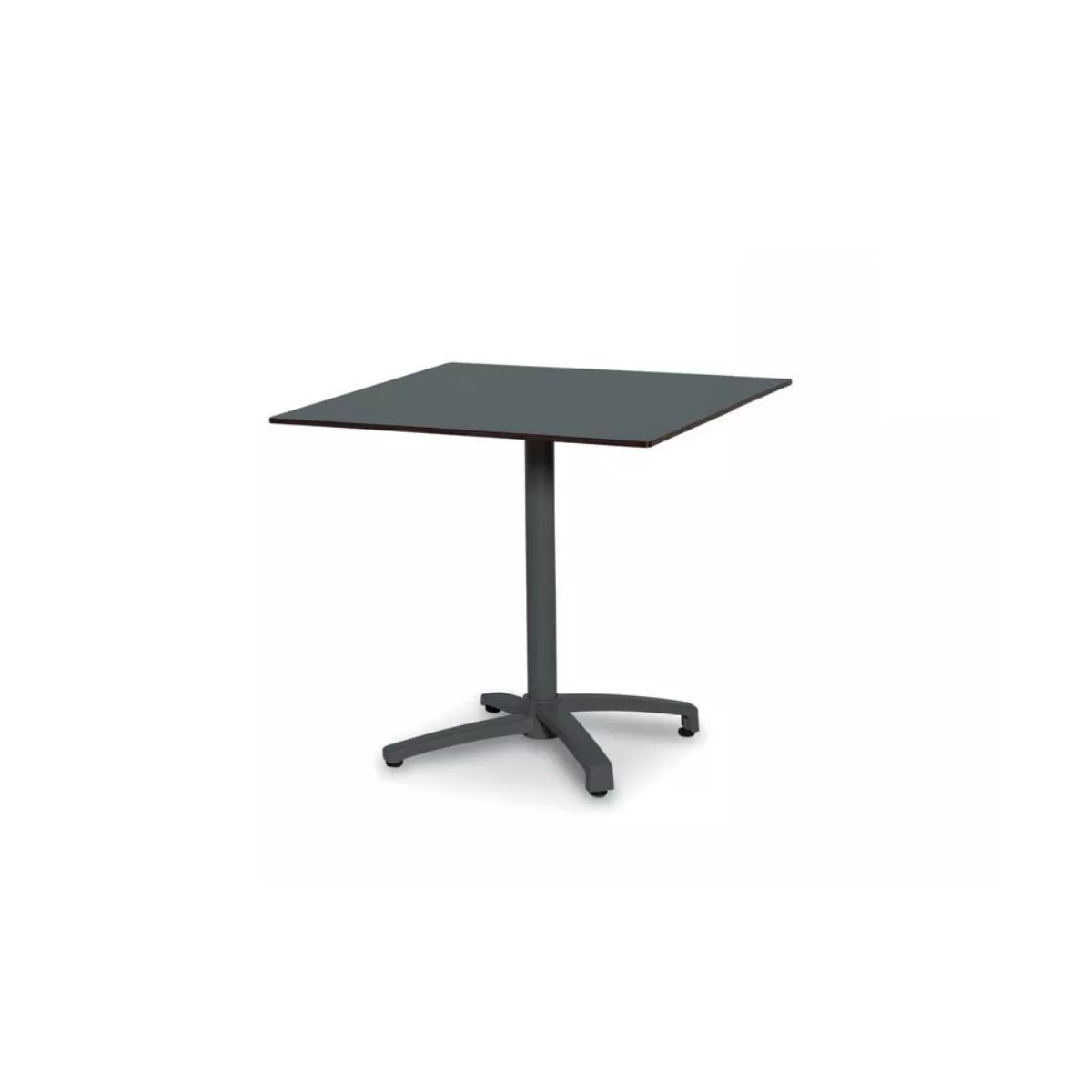 Table Cancun Pliante Carrée 70x70 Gris