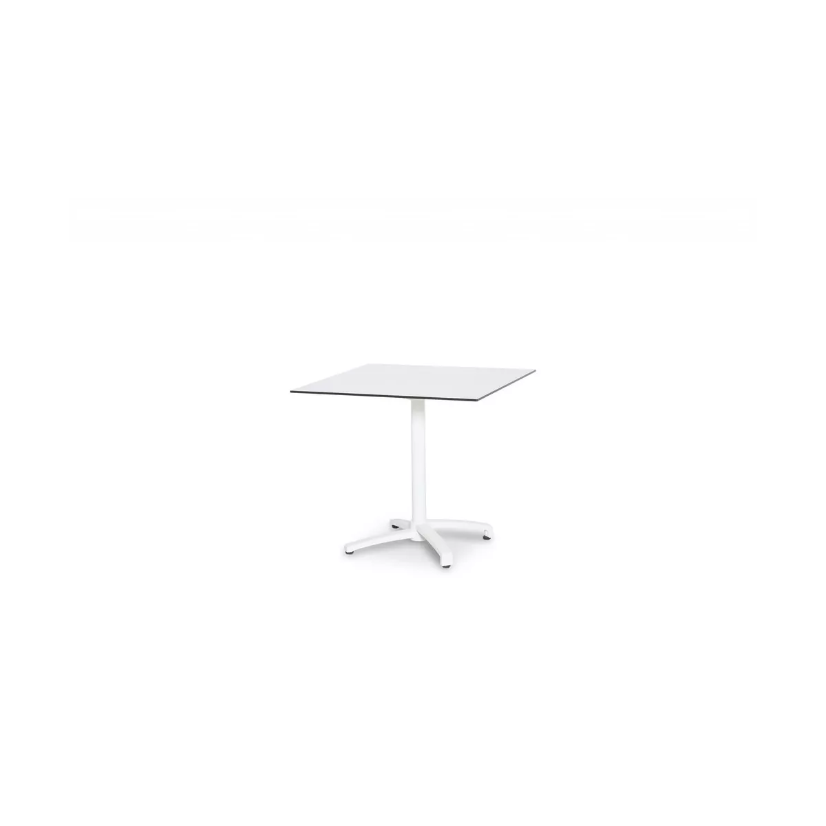 Table Cancun Pliante Carrée 70x70 Blanc