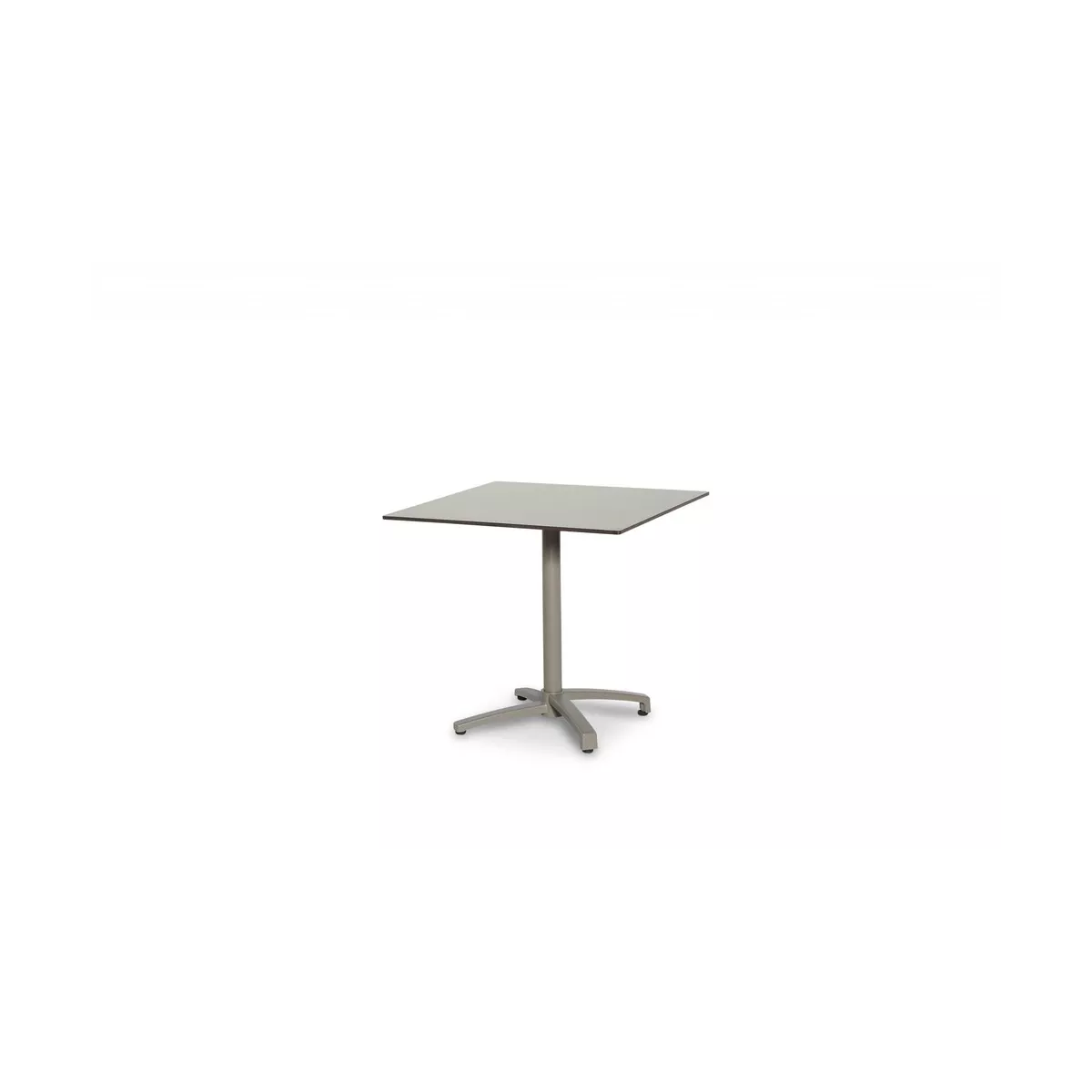 Table Cancun Pliante Carrée 80x80 Taupe