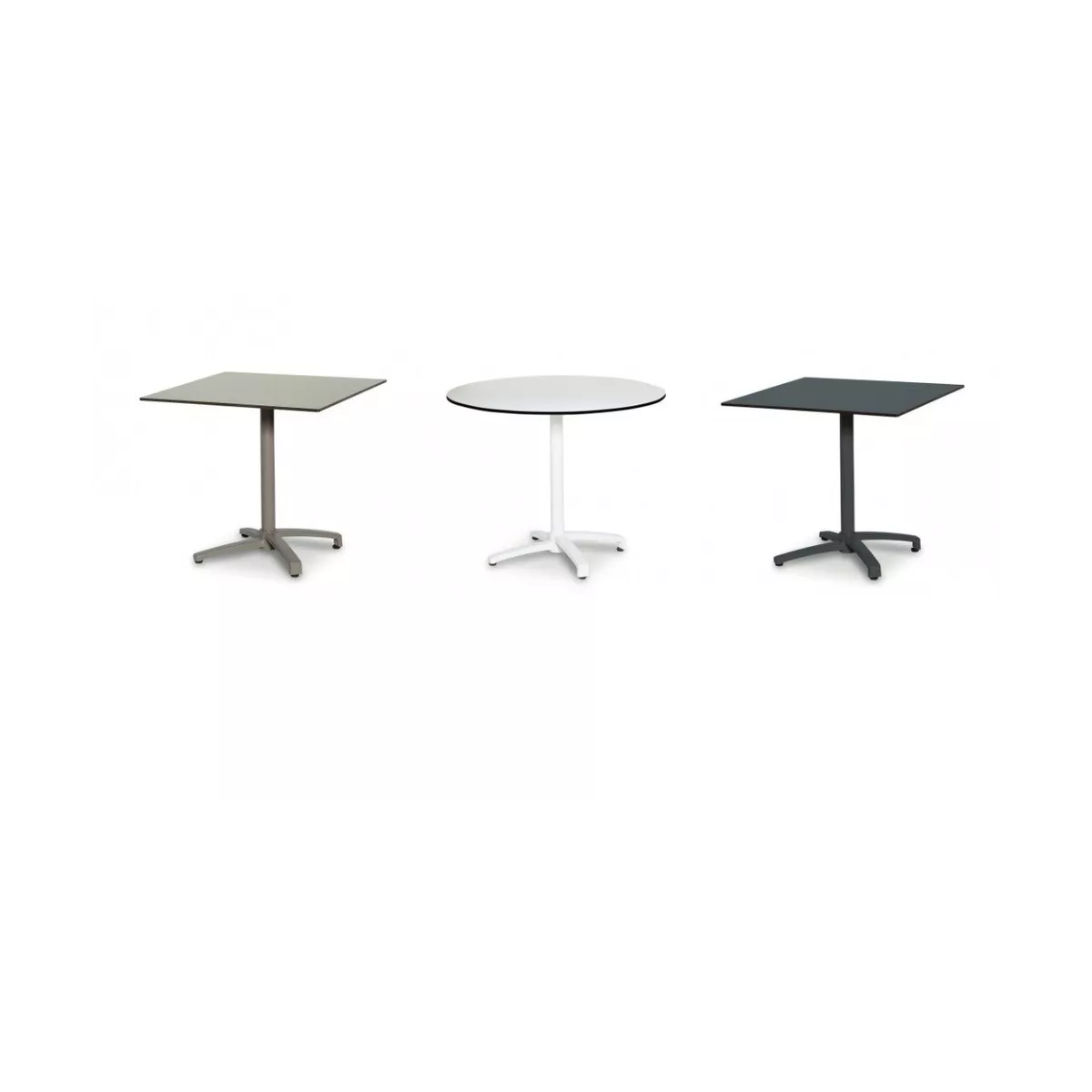 Table Cancun Pliante Carrée 70x70 Blanc