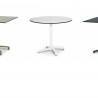 Table Cancun Pliante ronde 80x80 Gris