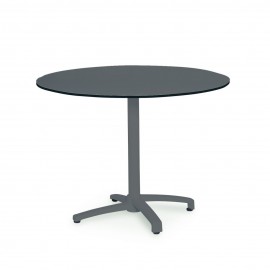 Table Cancun Pliante ronde 80x80 Gris