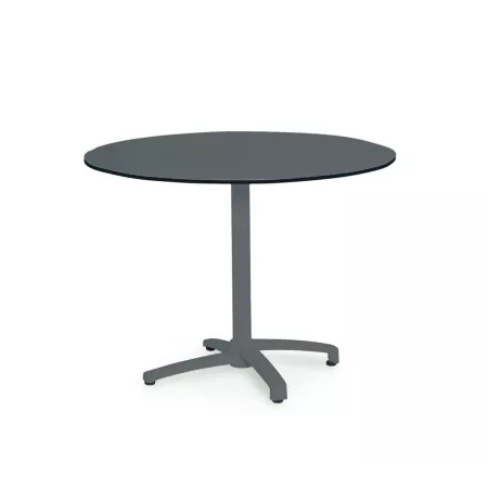 Table Cancun Pliante ronde 70x70 Gris