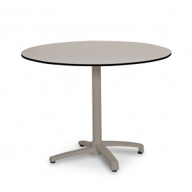 Table Cancun Pliante ronde 80x80 taupe