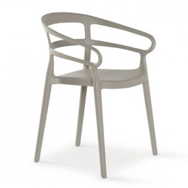 Fauteuil Repas Adra Taupe