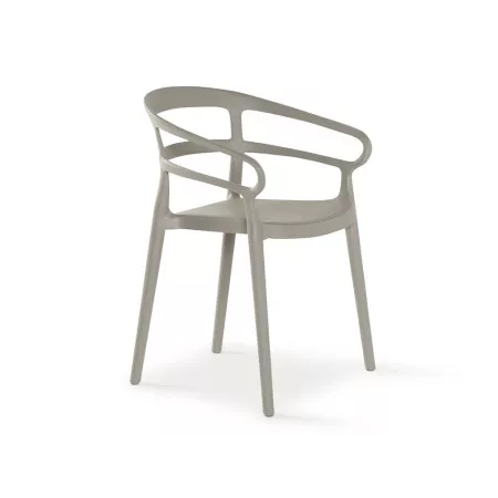 Fauteuil Repas Adra Taupe