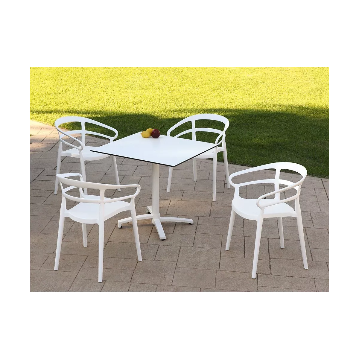 Fauteuil Repas Adra Blanc
