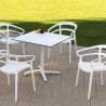 Fauteuil Repas Adra Blanc