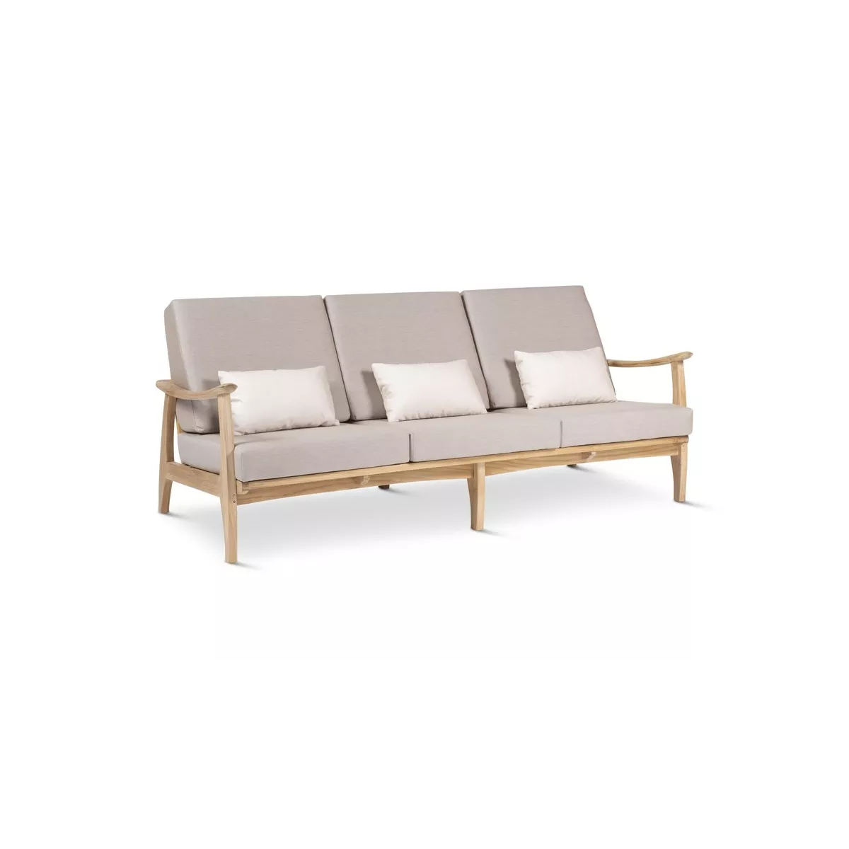 Salon Eco Teck Naturel canape 3 Places + 2 Fauteuils