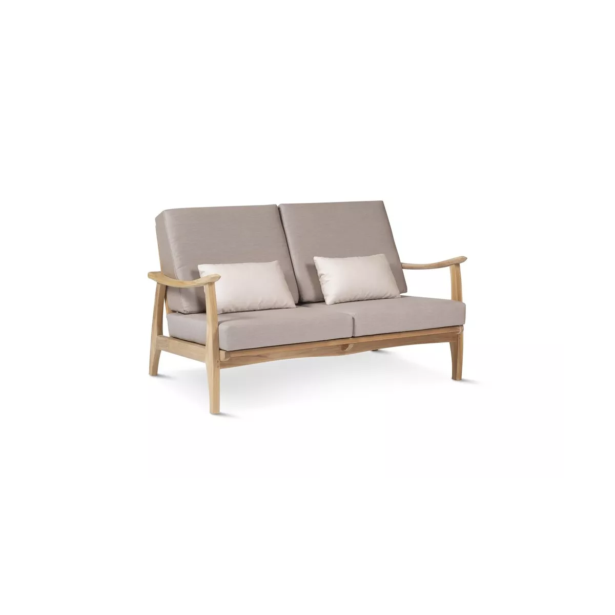 Canape 2 Places Eco Teck Naturel
