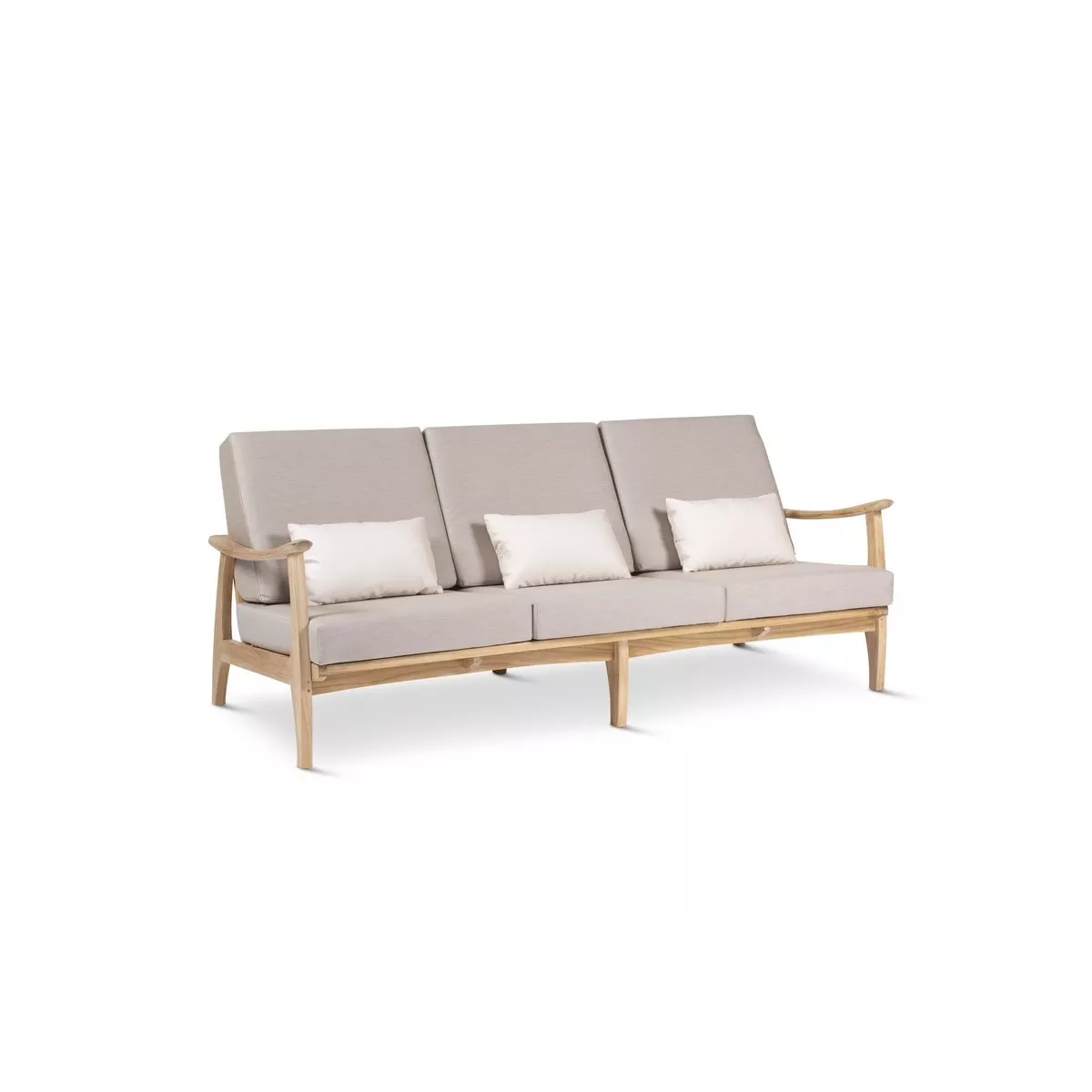 Canape 3 Places Eco Teck Naturel