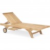 Chaise Longue en Teck Eco