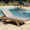 Chaise Longue en Teck Eco