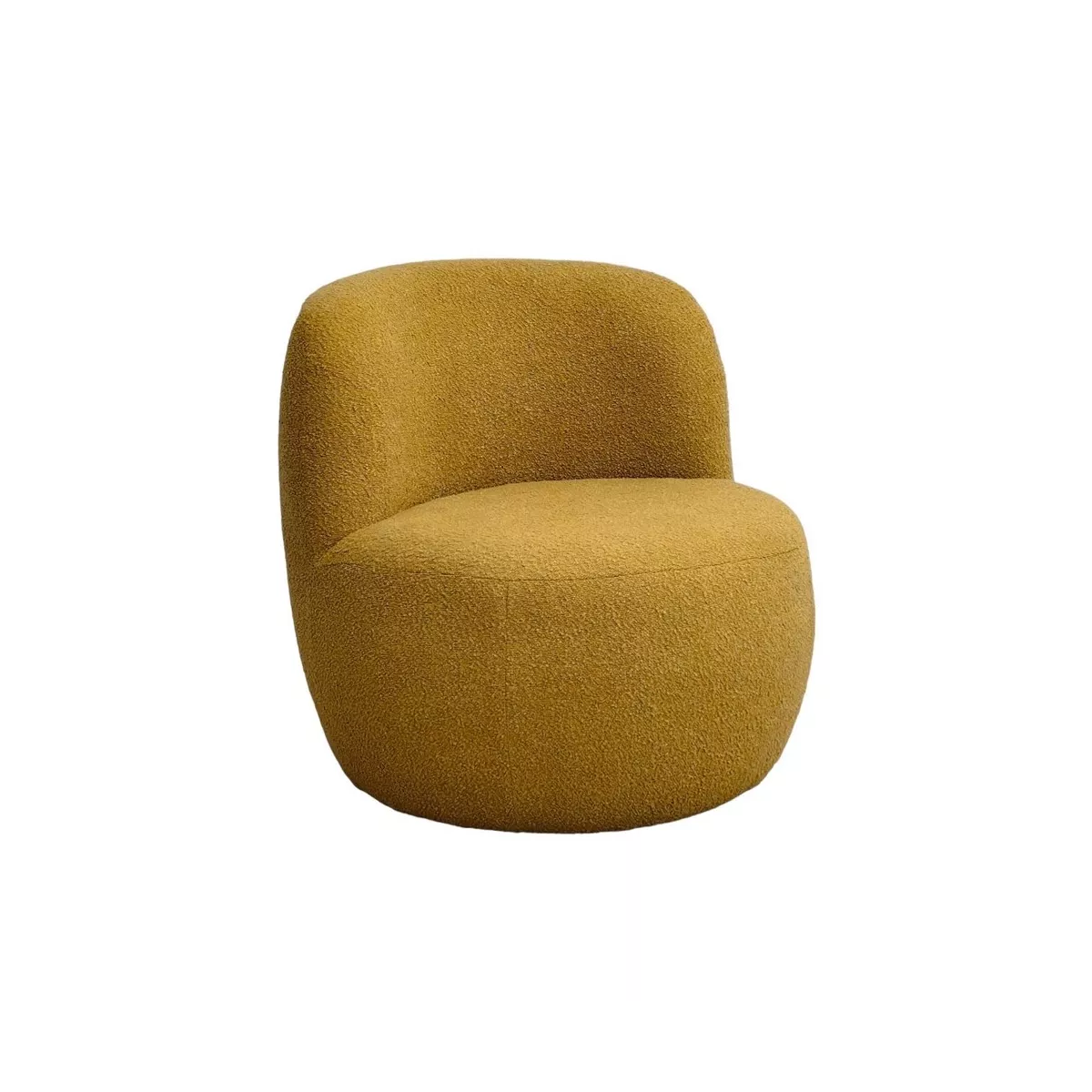 Fauteuil Fixe Bouclette Bellagio Moutarde