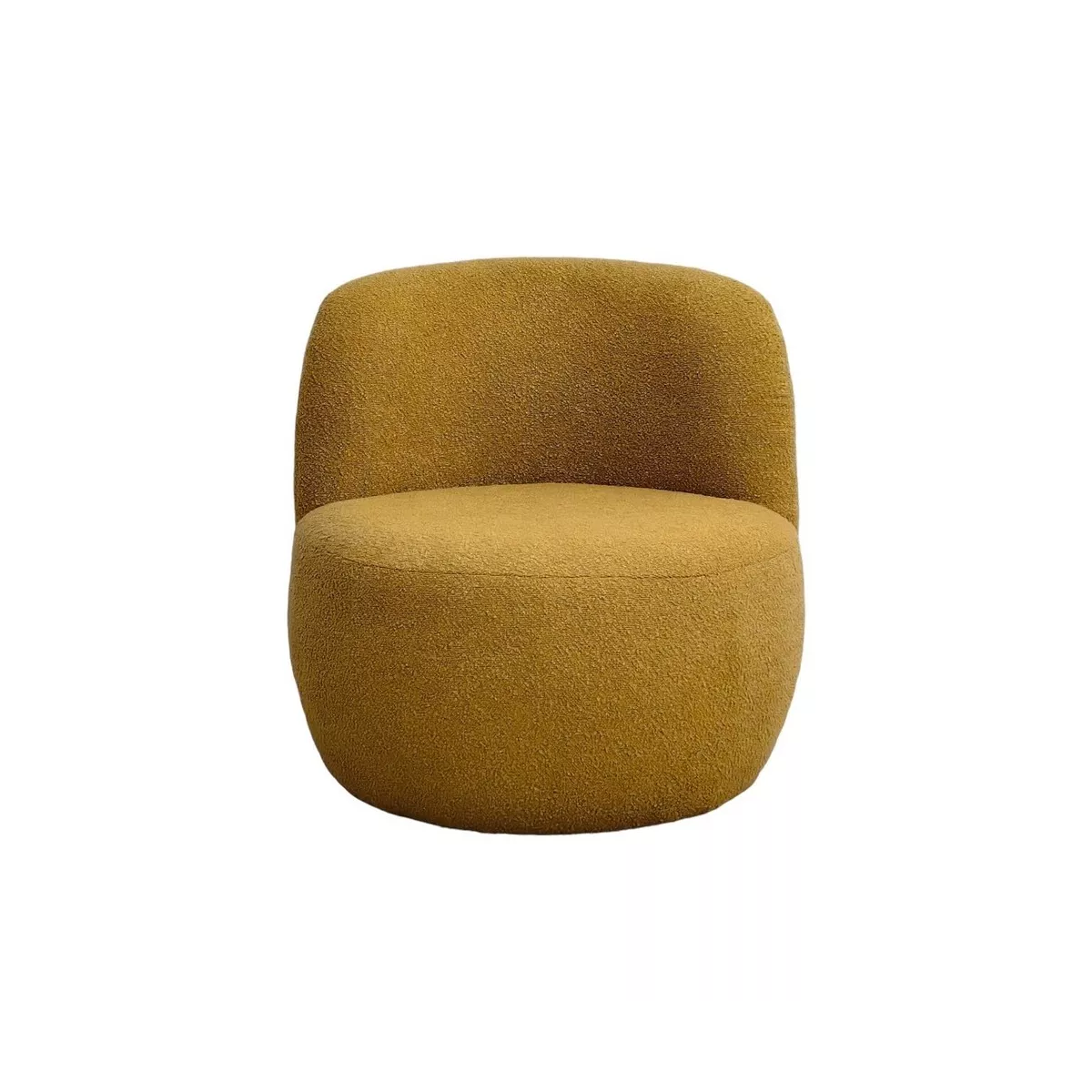 Fauteuil Fixe Bouclette Bellagio Moutarde