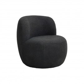 Fauteuil Fixe Bouclette Bellagio Carbone