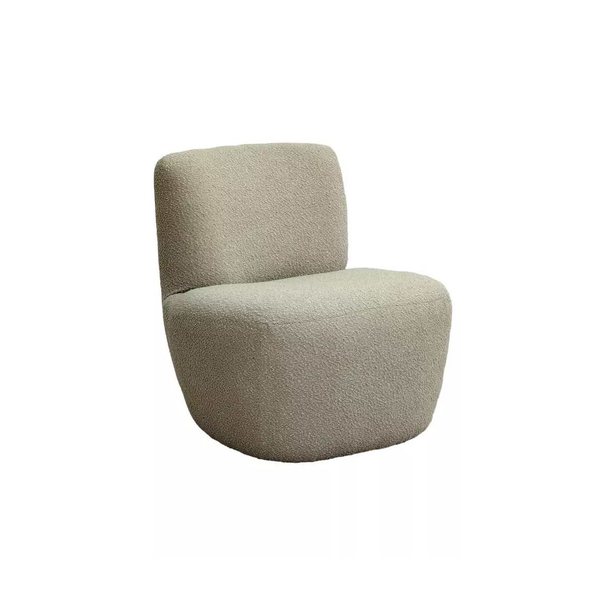 Fauteuil Fixe Bouclette Victoria Beige