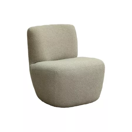 Fauteuil Fixe Bouclette Victoria Beige