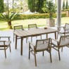 Table de repas Nature Acacia 175 cm