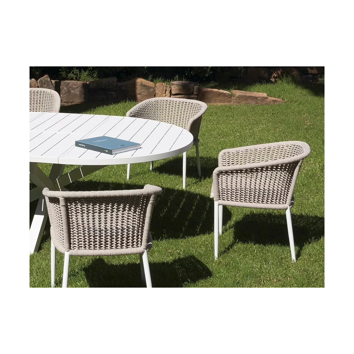 Fauteuil de repas Cordage Santorini