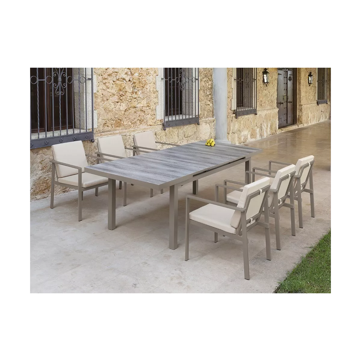 Fauteuil de repas Chypre Spécial Extérieur Aluminium