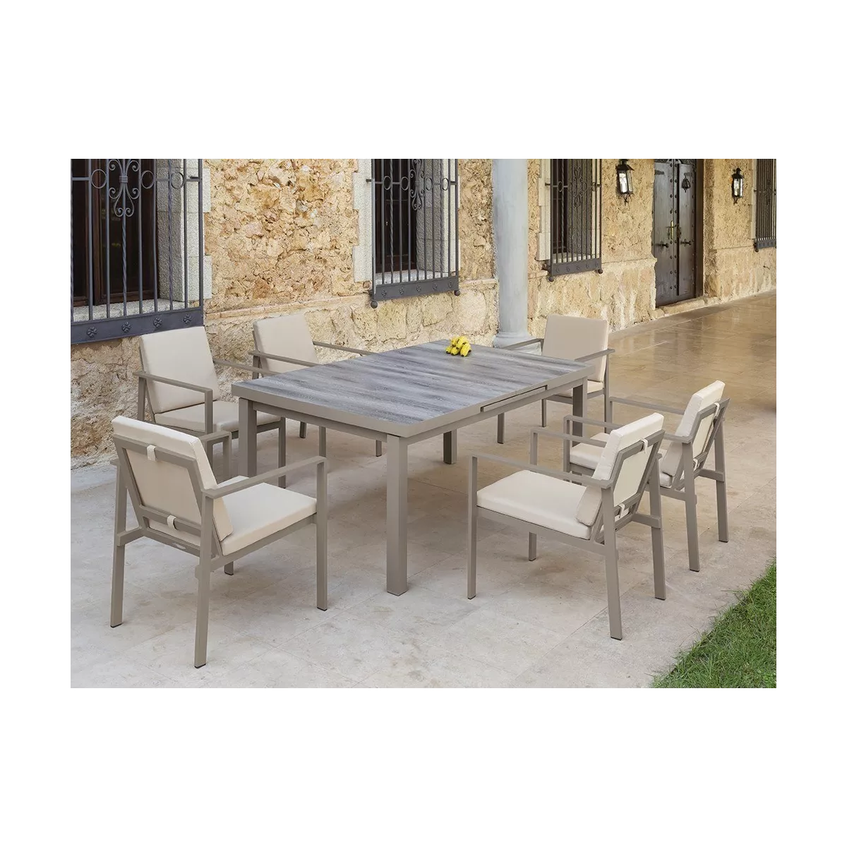 Fauteuil de repas Chypre Spécial Extérieur Aluminium