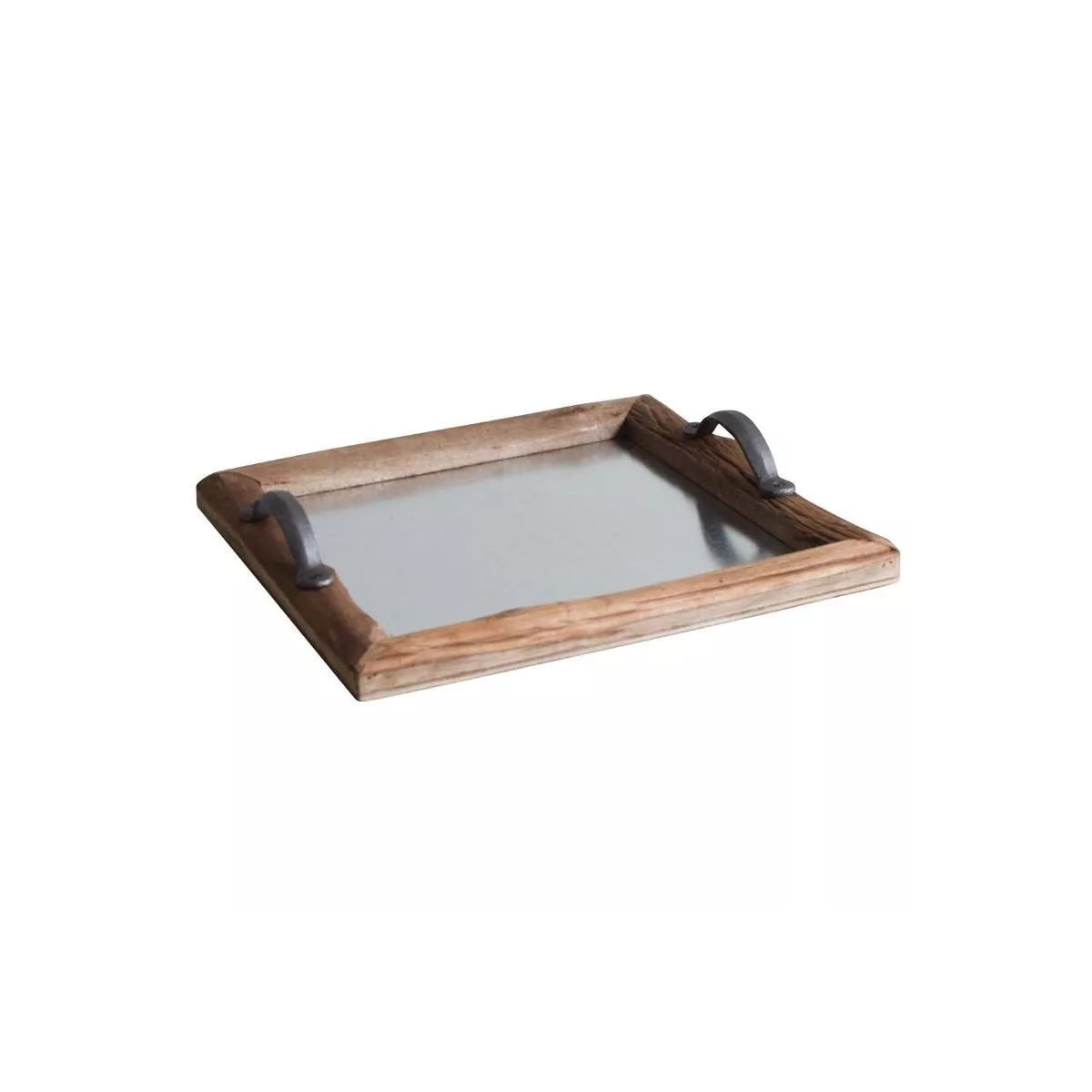 Plateau Bois et Zinc 48x48