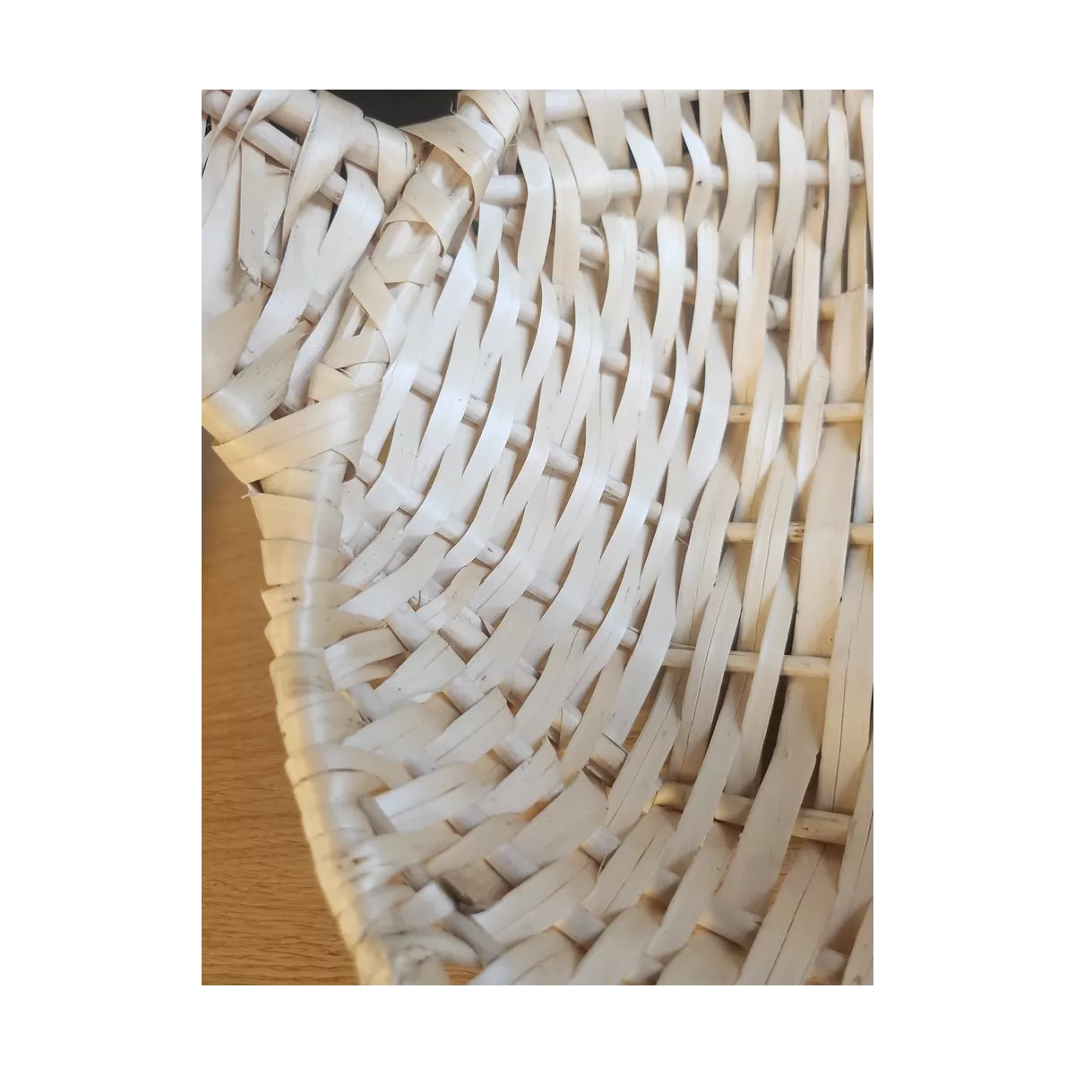 Coupe présentoire osier 36x30