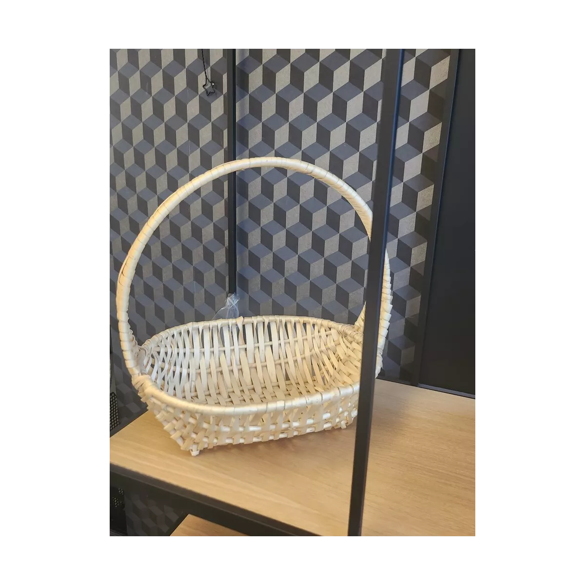 Coupe présentoire osier 30x25