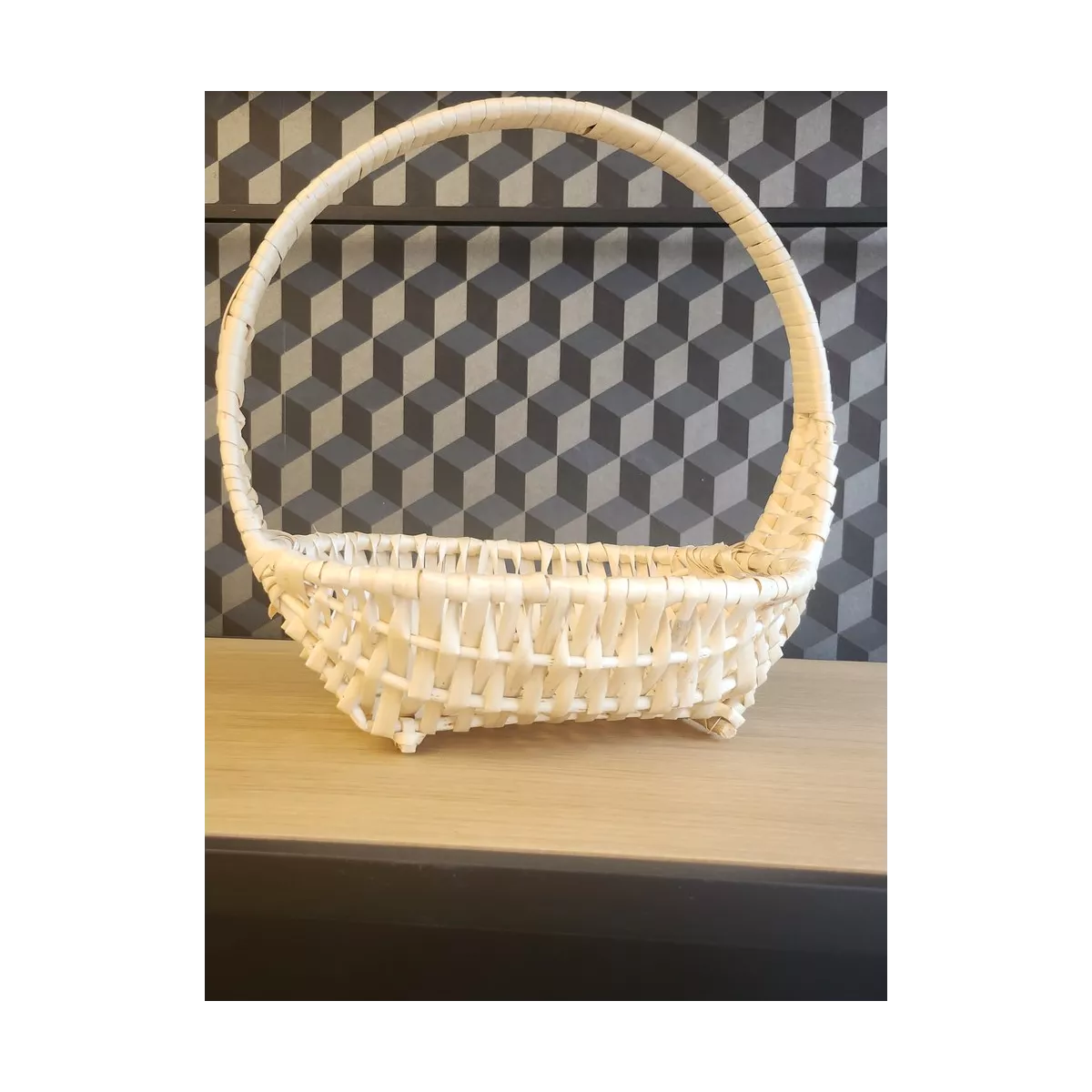 Coupe présentoire osier 30x25
