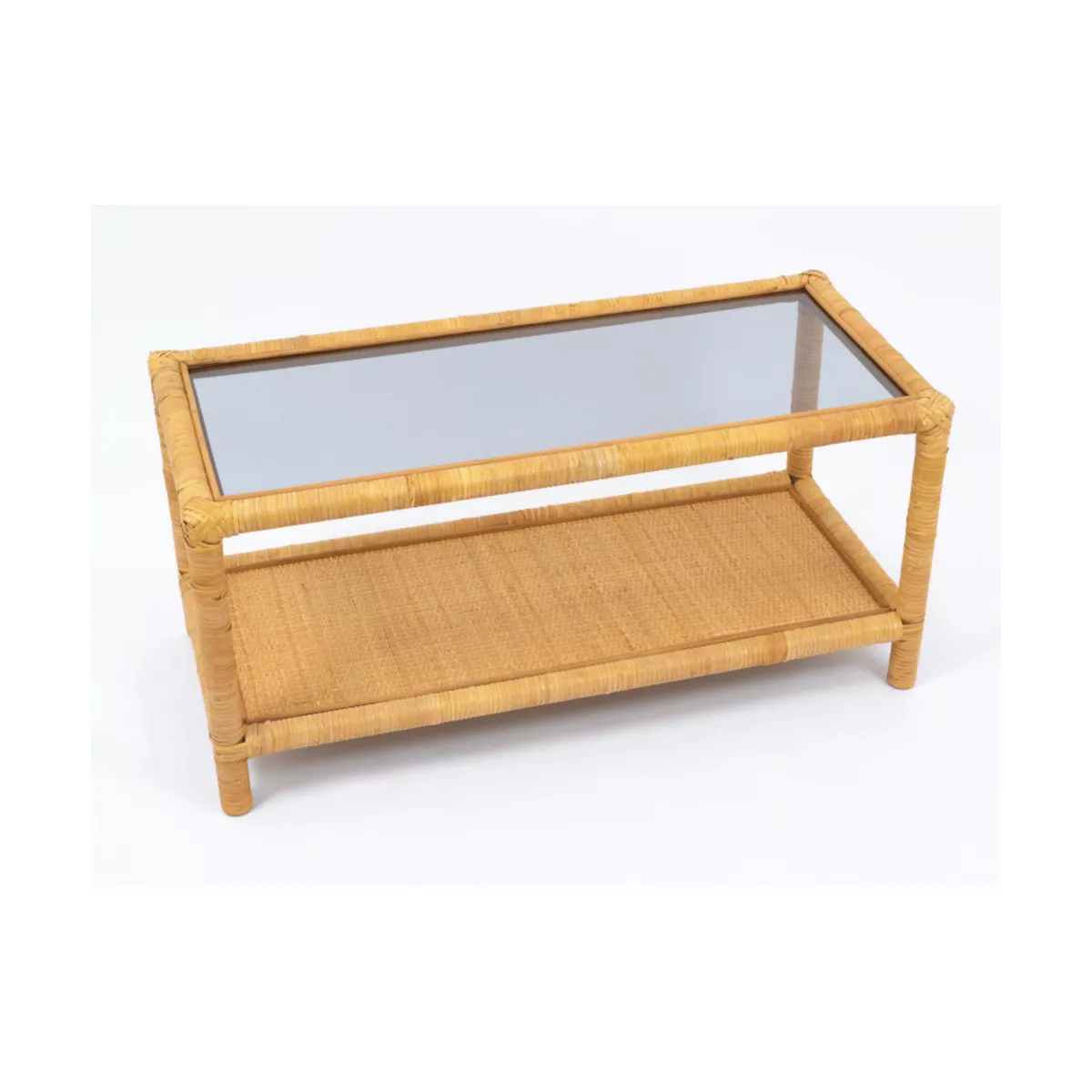 Table basse en Rotin  Shelly 90x40