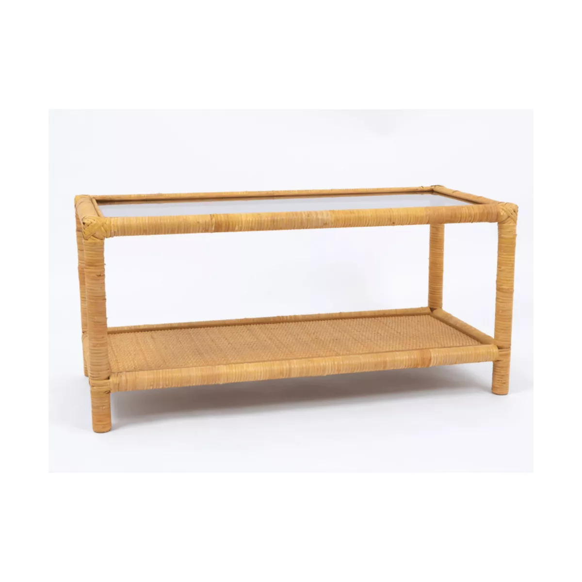 Table basse en Rotin  Shelly 90x40