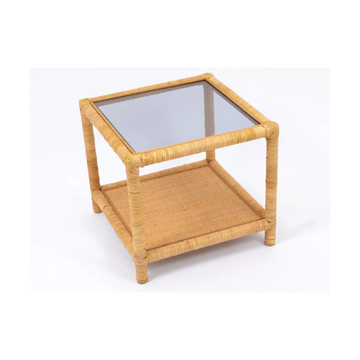 Table basse en Rotin  Shelly 50X50