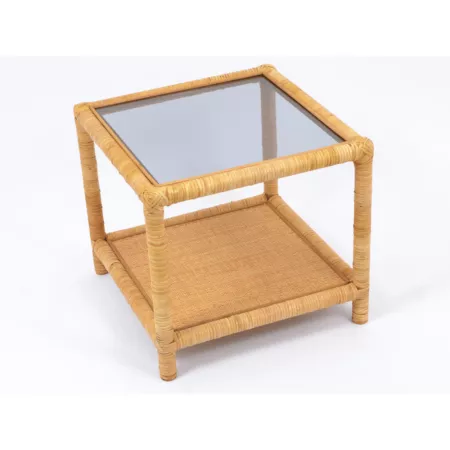 Table basse en Rotin  Shelly 50X50