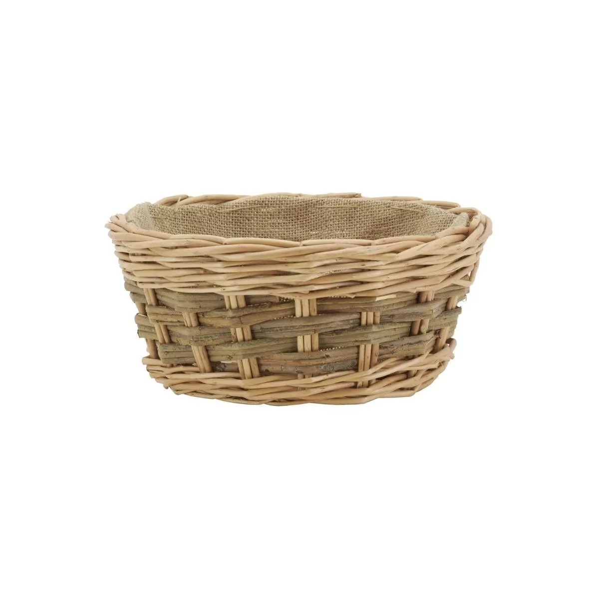 Corbeille Ronde Ola Osier 27x27 Naturel