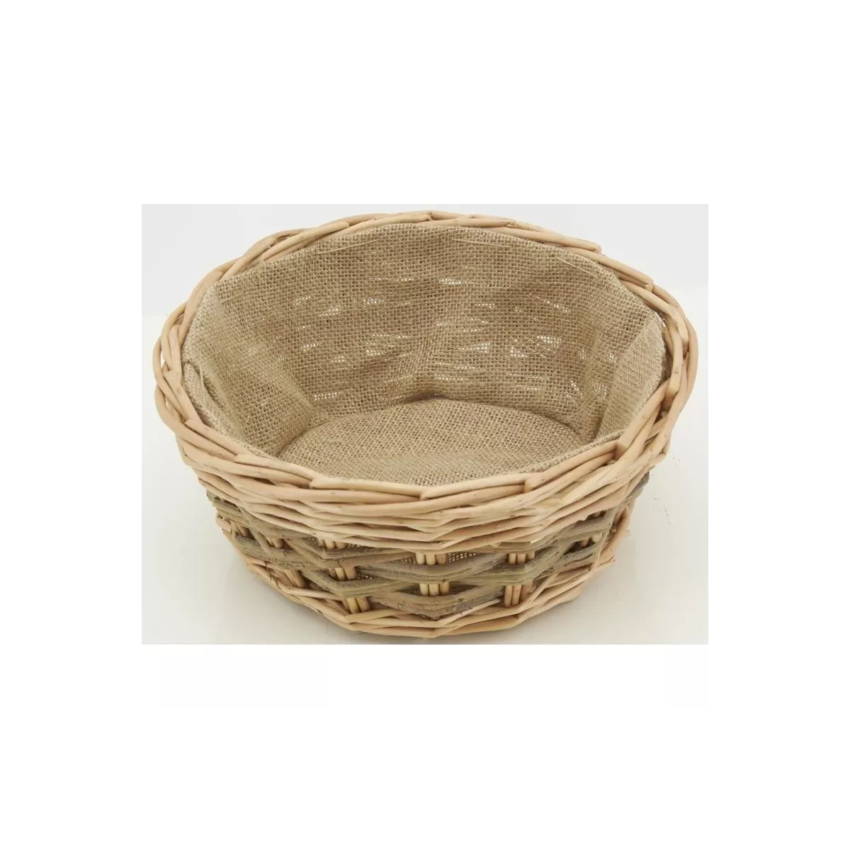 Corbeille Ronde Ola Osier 27x27 Naturel