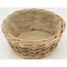 Corbeille Ronde Ola Osier 27x27 Naturel