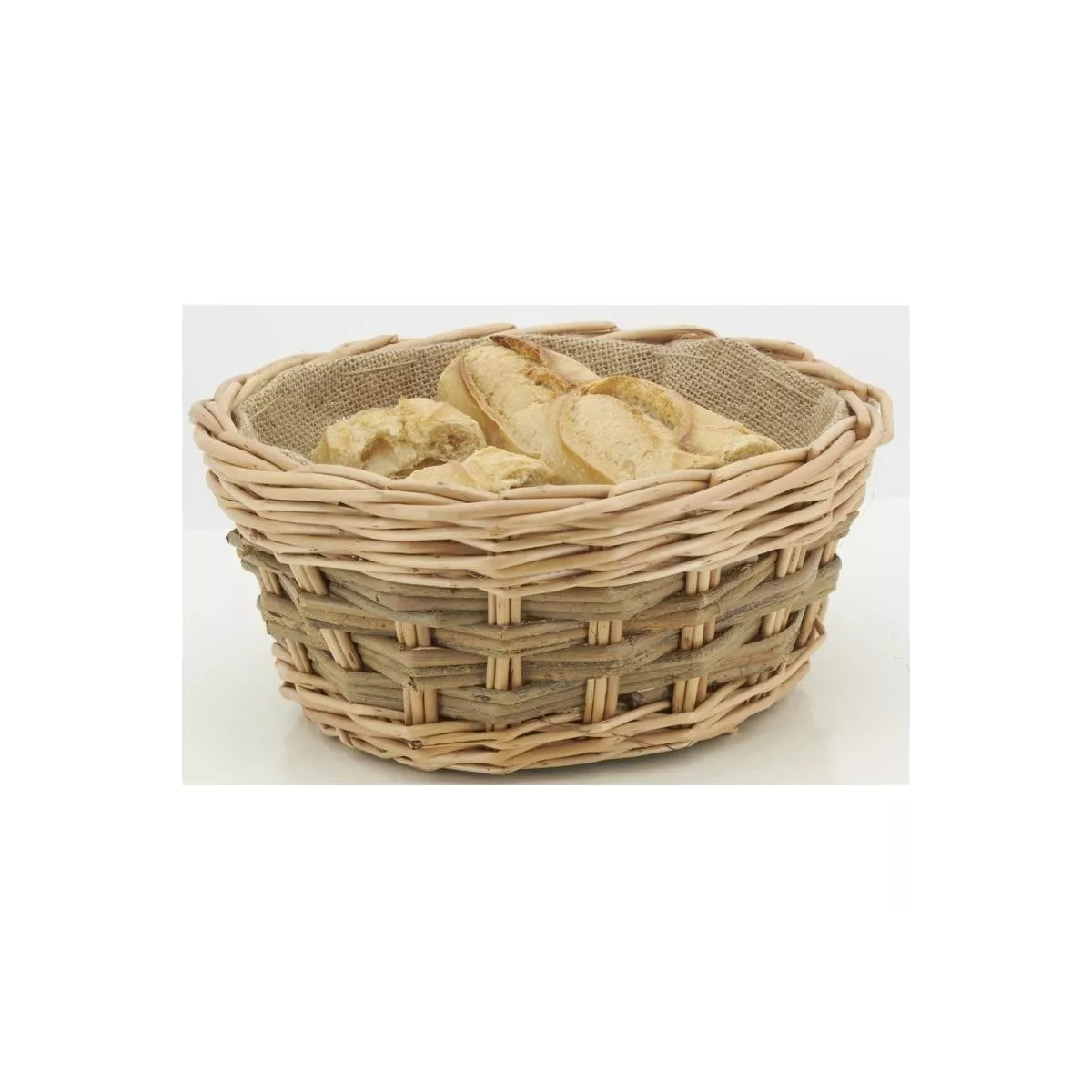 Corbeille Ronde Ola Osier 27x27 Naturel