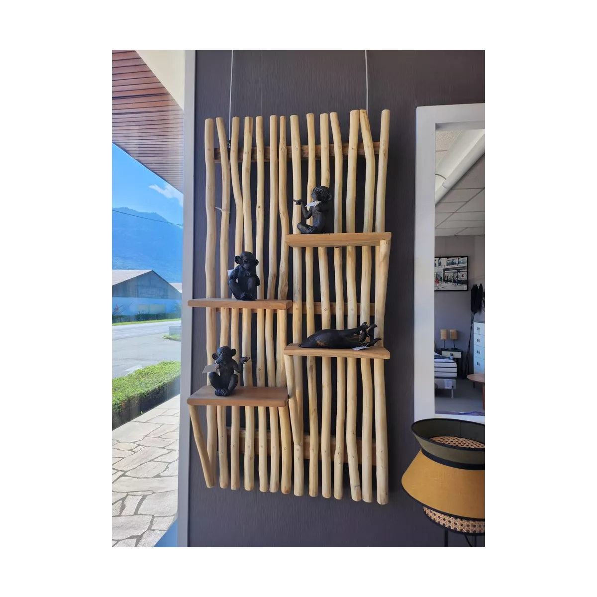 Etagère Murale en Teck