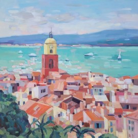 Tableau Saint Tropez 70x70