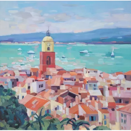 Tableau Saint Tropez 70x70