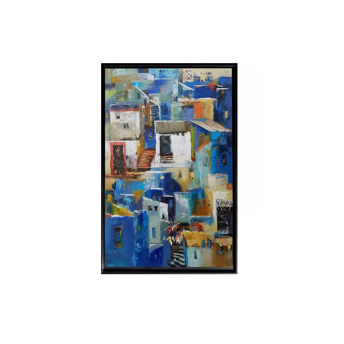 Tableau Maisons de Soleil 60x90