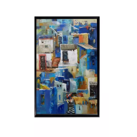 Tableau Maisons de Soleil 60x90