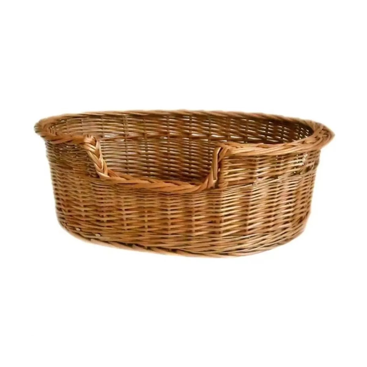 Panier en osier roux pour Animal Rotin 90x70