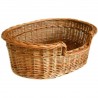 Panier en osier roux pour Animal Rotin 48x33