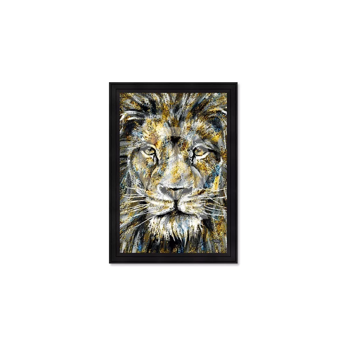 Tableau Romaric, Le Lion 80x120