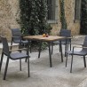 Housse Table Repas carré 80/100 -178x178x100