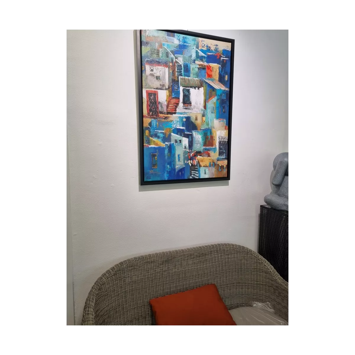 Tableau Maisons de Soleil 60x90