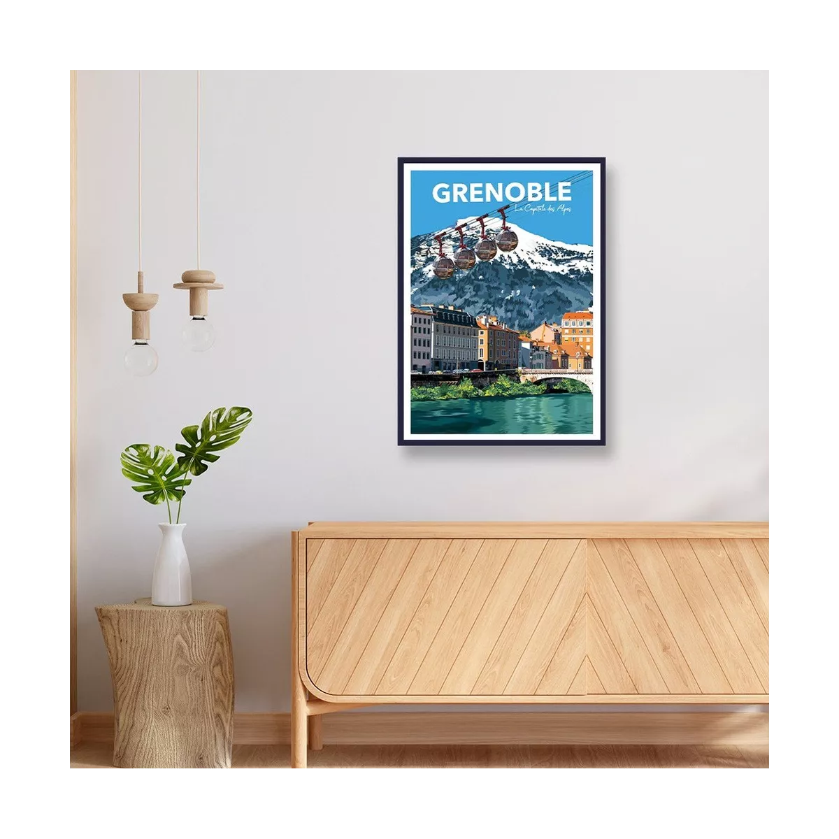 Tableau Poster Grenoble 30x40